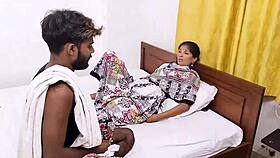 Indian Cougar's Hairless Beaver Licked By Lover In A Quickie Fuck