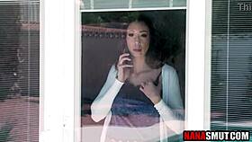 Step Granny Caught Him Perving on Her! What a Shocking Bust!