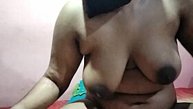 this indian wife gets fucked hard in pornstar style with huge tits