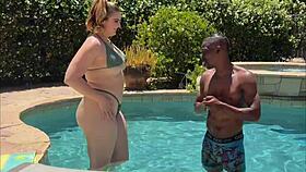 Ivy Mayhem Seduces Pool Guy Ray Black
