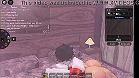 Boldly Fucking A Fan Rough In Doggy Style, Deepthroating Bent Over In A Roblox Condo!