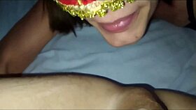 Wife Makes Cuckold Lick Cum From Another Man