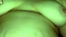 Hairy pussy dripping with cum after intense creampie session.