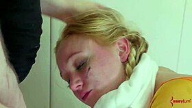 Bound teen 18+ experiences rough anal fetish bdsm domination with gaping and rimjob