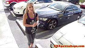 uhh, i think this amateur babe just pawned her car n pussy... my bad