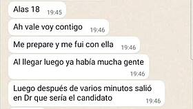 My girlfriend tells her sexy story about leaving with a friend 😏