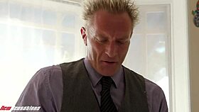 Teen student gets christmas cum down her throat