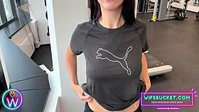 Homemade Wifebucket Content: Gym Empty, Horny Couple Has Sex