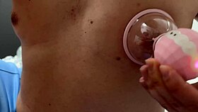 The Vacuum Tongue Licked My Nipples with Sweet, Intense Suction