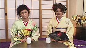 Sayuni and sakuna get talked into having a foursome with two guys