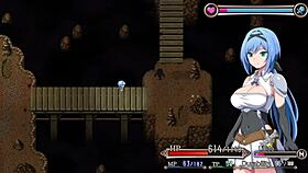 Exploring the cave to destroy another crystal in Nightmare Knight Part 7 Good Route