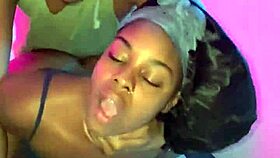 getting entangled in blowjob and kissing with monster cock creampie 😘