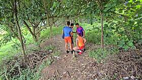 naked orgy on the trail