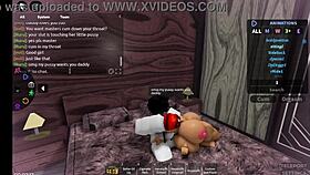 Boldly Fucking A Fan Rough In Doggy Style, Deepthroating Bent Over In A Roblox Condo!