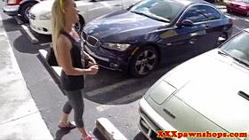 uhh, i think this amateur babe just pawned her car n pussy... my bad