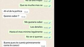 My girlfriend tells her sexy story about leaving with a friend 😏