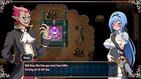 Exploring the cave to destroy another crystal in Nightmare Knight Part 7 Good Route