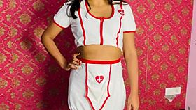 indian nurse helping me to get my dick erection back