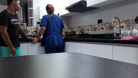 i convinced the employee in the kitchen