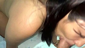 My sister-in-law gives a delightful blowjob