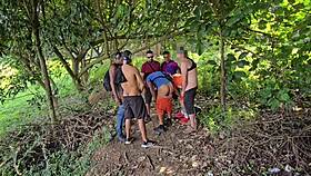 naked orgy on the trail