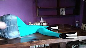 Check out Laura strutting in heels and pantyhose! 😍 So sexy!