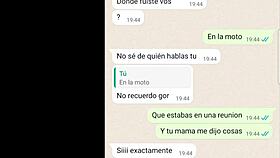 My girlfriend tells her sexy story about leaving with a friend 😏