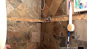 Girl Journalist Interrupted By Brunette With Toys And Vibrator.