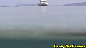 Are These Babes Facialized On The Beach?