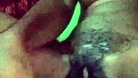 A hot girl in the dark lost control and started masturbating