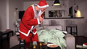 yo, santa’s banging a cute 18+ redhead in her tight pussy this christmas