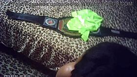 Behind the scenes glasses cam footage pornstar champion vs ebony babe in full nelson wrestling hold match bj & sex