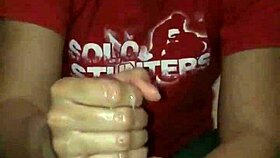 Big Cock Strokes Huge Load Cumshot