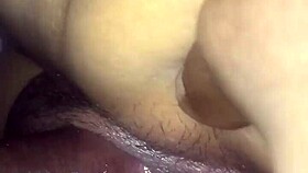 Ebony Redbone Rides Big Black Cock In Reverse Cowgirl