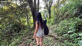 Busty latina caught trespassing, I said give me that pussy or I'll call the police