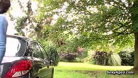 Big cock guy pounds amateur milf in lingerie