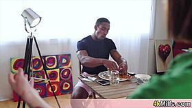 the hypno trick works on the pizza delivery chick so its time to fill that white pussy