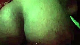 A hot girl in the dark lost control and started masturbating