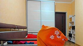 Oiled up booty and pussy in slow masturbation tease show