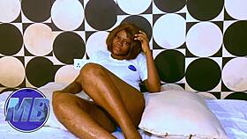 Sexy Interview Sex with a Dirty Talker Riding Hard with Big Tits Bouncing