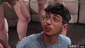 Oh man, that panties stealer got reverse gangbanged by the hot neighborhood milfs!