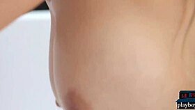 Amazing Big Boobs Blonde Milf Strips Teasingly For Dream Date