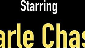 Charlee chase intensely masturbates her wet cunt while smoking