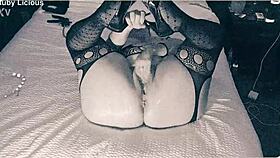 Juicy Rubii Shows Off Big Ass And Shaved Pussy In Cheating Solo Homemade Video