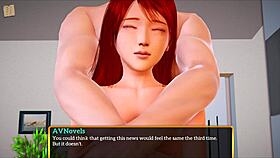 In my new family, the redhead handles a massive cock