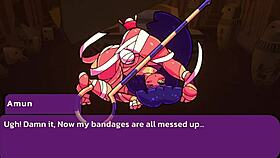 Halloween harem features big tits in missionary with monster cock and cumshot