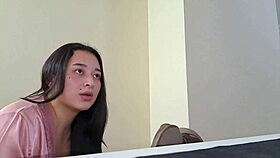 Latina With Big Tits Fucks On Desk During Video Call