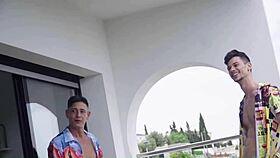 Oral Vaginal And Moaning Sex In A Very Hot Foursome On My Balcony