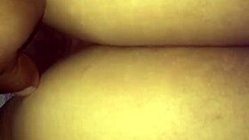 Ebony Redbone Rides Big Black Cock In Reverse Cowgirl