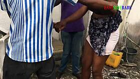 Our landlord daughter insisted for outdoor fucked with me and my guy